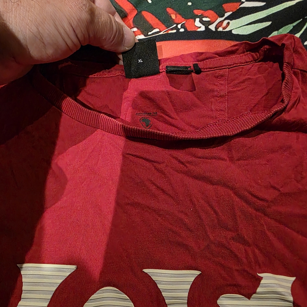 Hugo Boss Red Short Sleeve Tee